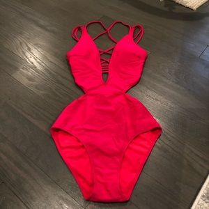 Raspberry Cut Out One Piece